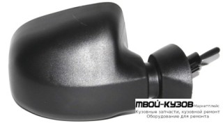 ЗЕРКАЛО ПРАВАЯ СТОРОНА МЕХАН БОЛЬШ (convex) ЧЁРНЫЙ (РОССИЯ) для Renault LOGAN (2005-2014), Renault SANDERO (2008-), Автоваз LADA LARGUS (2012-)