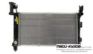 РАДИАТОР ОХЛАЖДЕНИЯ AT 3 (2 ряд) ГОРЛОВИН СЛЕВАЯ СТОРОНАА для Plymouth VOYAGER / DODGE CARAVAN (1991-1995)