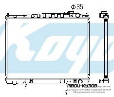 РАДИАТОР ОХЛАЖДЕНИЯ MT 3.3 (KOYO) для Nissan PATFINDER R50 USA (1996-1999) (1999-2004) TERRANO (10.1997 - 1999)