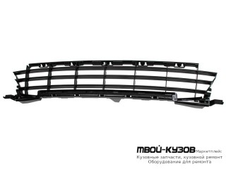 РЕШЕТКА БАМПЕРА ПЕРЕДНИЙ НИЖН ГРУНТ (ТАЙВАНЬ) для Peugeot 207 (2005-)