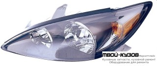 ФАРА ЛЕВАЯ СТОРОНА (USA) ВНУТРИ (DEPO) ЧЁРНЫЙ для Toyota CAMRY V30 (10.2001-)