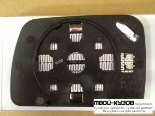 СТЕКЛО ЗЕРКАЛА ПРАВАЯ СТОРОНА С ПОДОГРЕВОМ (ТАЙВАНЬ) для BMW E53 X5 (1999-2004.2004 - 2006)