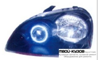 ФАРА ЛЕВАЯ СТОРОНА ТЮНИНГ , ЛИНЗОВАННАЯ ВНУТРИ ЧЁРНЫЙ (СЕДАН) (КИТАЙ) для Chevrolet LACETTI (2004-) / DAEWOO NUBIRA (2004-)