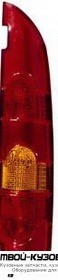ФОНАРЬ ЗАДНИЙ ВНЕШНИЙ ПРАВАЯ СТОРОНА П/ ДВОЙН ДВЕРЬ (DEPO) для Renault KANGOO (2003-2008)