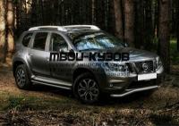 R.4119.002 - ЗАЩИТА ПЕРЕДНЕГО БАМПЕРА d57 волна (RIVAL) Nissan Terrano 3 (2014-)