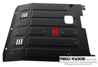 ЗАЩИТА ПОДДОНА ДВИГАТЕЛЯ + КПП С , КРЕПЛЕН , СТАЛЬН для Peugeot BOXER (2006-) / CITROEN JUMPER (2006-) / FIAT DUCATO кроме Рос.сборки (2006-), Citroen JUMPER (2006-)