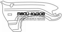 TYLAN90-271-R - КРЫЛО ПЕРЕДНЕЕ ПРАВОЕ (ТАЙВАНЬ) Toyota Land Cruiser 80 (1990-1997)