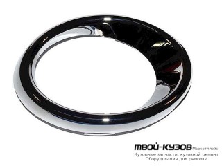 МОЛДИНГ РЕШЕТКИ БАМПЕРА ПРАВАЯ СТОРОНА ХРОМ (ХЭТЧБЭК) (ТАЙВАНЬ) для Chevrolet AVEO T255 ХЭТЧБЭК (2008-)