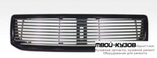 РЕШЕТКА РАДИАТОРА ТЮНИНГ , АЛЮМИН , ПЛАСТИК ЧЁРНЫЙ-ХРОМ для Toyota LANDCRUISER PRADO 120 (09.2002-)