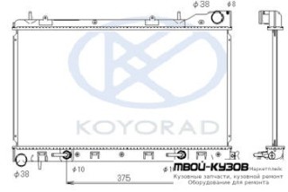РАДИАТОР ОХЛАЖДЕНИЯ AT 2 БЕЗ ГОРЛОВИН (KOYO) для Subaru FORESTER (1999-2008)