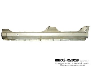 ПОРОГ ЛЕВАЯ СТОРОНА (KLOKKERHOLM) для Daewoo LANOS (1998-) CHEVROLET LANOS (2002-)