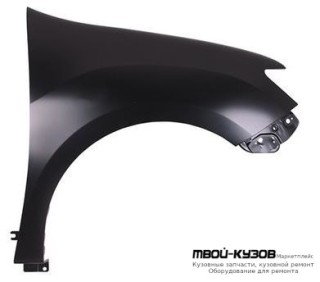 КРЫЛО ПЕРЕДНИЙ ПРАВАЯ СТОРОНА БЕЗ ОТВ ПОД ПОВТОРИТЕЛЬ (КИТАЙ) для Renault LOGAN / SANDERO (2014-)