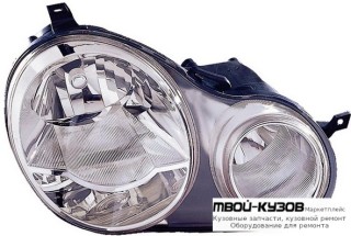 ФАРА ПРАВАЯ СТОРОНА ПОД КОРРЕКТОР (3 дв) (5 дв) (DEPO) для Volkswagen POLO (08.2001 - 2009)