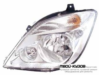 ФАРА ЛЕВАЯ СТОРОНА ПОД КОРРЕКТОР С П/ПРОТИВОТУМ (DEPO) для Mercedes SPRINTER (2006-)