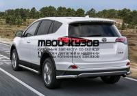 R.5718.006 - ЗАЩИТА ЗАДНЕГО БАМПЕРА d57 уголки (RIVAL) Toyota Rav4 (2015-)