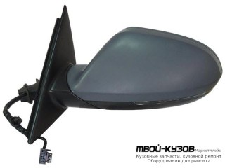 ЗЕРКАЛО ЛЕВАЯ СТОРОНА ЭЛЕКТР С ПОДОГРЕВОМ С АВТОСКЛАДЫВ , ПАМЯТЬЮ , SIDE ASSIST , ДИОД УКАЗАТЕЛЬ ПОВОРОТА (ASPHERICAL) ГРУНТ (ТАЙВАНЬ) для Audi A6 (2011-)