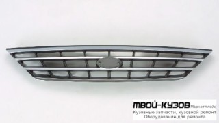 РЕШЕТКА РАДИАТОРА ХРОМ-ЧЁРНЫЙ (ТАЙВАНЬ) для KIA SPECTRA ИЖ (2005-)