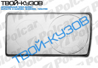 W123 01.75-12.85 SDN/COUPE/COMBI СТЕКЛО ФАРЫ R (КРУГЛЫЙ ОТРАЖАТЕЛЬ)