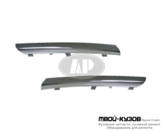 МОЛДИНГ РЕШЕТКИ РАДИАТОРА ЛЕВАЯ СТОРОНА ХРОМ (ТАЙВАНЬ) для Nissan ALMERA N16E (2002-)