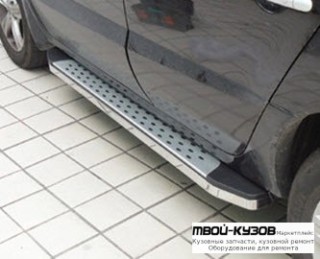 ПОРОГ-ПОДНОЖКА ЛЕВАЯ + ПРАВАЯ (КОМПЛЕКТ) для Great Wall HOVER (2005-)