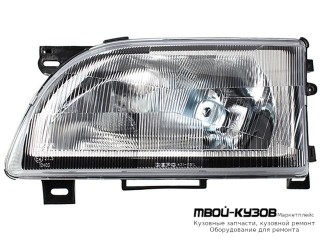 ФАРА ЛЕВАЯ СТОРОНА ПРОЗРАЧНЫЙ ХРУСТАЛ для Ford TRANSIT (08.1994 - 05.2000)