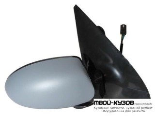 ЗЕРКАЛО ПРАВАЯ СТОРОНА ЭЛЕКТР С ПОДОГРЕВОМ (CONVEX) ЧЁРНЫЙ (ТАЙВАНЬ) для Ford FOCUS (11.1998 - 10.2001) (11.2001-)