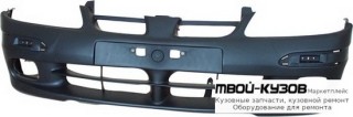 БАМПЕР ПЕРЕДНИЙ ГРУНТ (ТАЙВАНЬ) для Nissan ALMERA N16 (06.2000-)