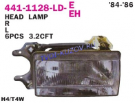 ФАРА левая с рамкой 84-86  - для AUDI 80