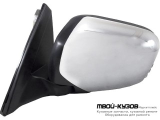 ЗЕРКАЛО ЛЕВАЯ СТОРОНА ЭЛЕКТР С ПОДОГРЕВОМ (CONVEX) КРЫШК ХРОМ (ТАЙВАНЬ) для Mitsubishi L200 (2005-), Mitsubishi PAJERO SPORT (2009-)