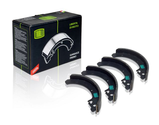 Колодка тормозная ВАЗ-2108 задняя (TRIALLI) GF231 (4 шт.)