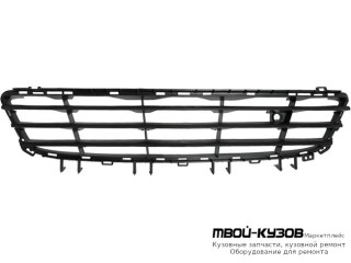 РЕШЕТКА БАМПЕРА ПЕРЕДНИЙ ЦЕНТРАЛ (5 ДВ) (ИТАЛИЯ) для Opel ASTRA H (06.2004-)