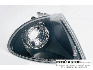 УКАЗ.ПОВОРОТА УГЛОВОЙ ЛЕВАЯ + ПРАВАЯ (КОМПЛЕКТ) (СЕДАН) ТЮНИНГ ПРОЗРАЧНЫЙ (SONAR) ВНУТРИ ЧЁРНЫЙ для BMW E46 СЕДАН / УНИВЕРСАЛ (05.1998 - 08.2001) (09.2001 - 2003)