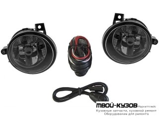 ФАРА ПРОТИВОТУМАННАЯ ЛЕВАЯ + ПРАВАЯ (КОМПЛЕКТ) С ПРОВОДК , КНОПКОЙ для Volkswagen POLO (08.2001 - 2009)