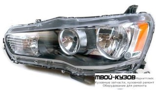 ФАРА ЛЕВАЯ СТОРОНА ПОД КОРРЕКТОР (DEPO) для Mitsubishi LANCER (03.2007-)