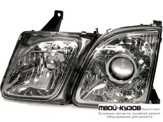 ФАРА ЛЕВАЯ СТОРОНА СТЕКЛО (КИТАЙ) для Lexus LX470 (01.1998 - 08.2002) (08.2002-)