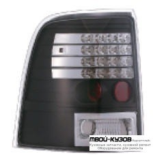 ФОНАРЬ ЗАДНИЙ ВНЕШНИЙ ЛЕВАЯ + ПРАВАЯ (КОМПЛЕКТ) (USA) ТЮНИНГ ДИОД ПРОЗРАЧНЫЙ ВНУТРИ ЧЁРНЫЙ-ХРОМ для Ford EXPLORER (2002-2005) (2006-2010)