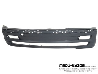 БАМПЕР ПЕРЕДНИЙ (СЕДАН) (УНИВЕРСАЛ) С ОТВЕРСТИЯМИ ПОД ПРОТИВОТУМАННЫЕ ФАРЫ ГРУНТ (ТАЙВАНЬ) для BMW E46 СЕДАН / УНИВЕРСАЛ (05.1998 - 08.2001) (09.2001 - 2003)