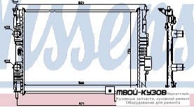 РАДИАТОР ОХЛАЖДЕНИЯ 2 (NISSENS) (AVA) (см.каталог) для Nissan QASHQAI (2007-)