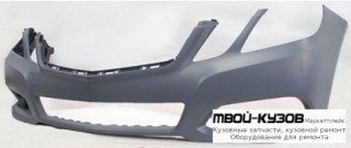 БАМПЕР ПЕРЕДНИЙ С ОТВЕРСТИЯМИ ПОД ПРОТИВОТУМАННЫЕ ФАРЫ , БЕЗ ОТВ ПОД МОЛДИНГ , ПОД ДАТЧИКИ (ТАЙВАНЬ) для Mercedes W212 (2009-)