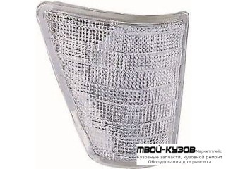 УКАЗ.ПОВОРОТА УГЛОВОЙ ПРАВАЯ СТОРОНА (DEPO) БЕЛЫЙ для Mercedes 207D-410 (1981 - 02.1995)