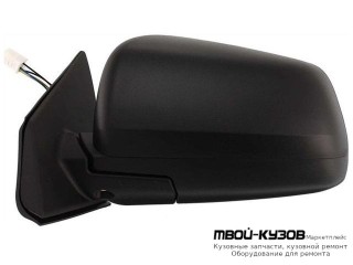 ЗЕРКАЛО ЛЕВАЯ СТОРОНА ЭЛЕКТР С ПОДОГРЕВОМ (CONVEX) ГРУНТ (ТАЙВАНЬ) для Mitsubishi LANCER (03.2007-)