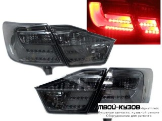 ФОНАРЬ ЗАДНИЙ ВНЕШНИЙ+ВНУТР ЛЕВАЯ + ПРАВАЯ (КОМПЛЕКТ) ТЮНИНГ С ДИОД (EAGLE EYES) ТОНИР ВНУТРИ ХРОМ для Toyota CAMRY V50 (2011-)