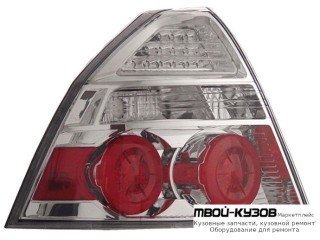 ФОНАРЬ ЗАДНИЙ ВНЕШНИЙ ЛЕВАЯ СТОРОНА ТЮНИНГ С ДИОД (СЕДАН) (КИТАЙ) для Chevrolet AVEO T250 (2006-)