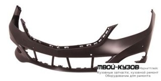 БАМПЕР ПЕРЕДНИЙ С ОТВ ПОД ДАТЧИКИ , ГРУНТ (ТАЙВАНЬ) для Mercedes W212 (2009-)