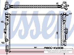 РАДИАТОР ОХЛАЖДЕНИЯ (см.каталог) для Renault MEGANE (2003-2007)