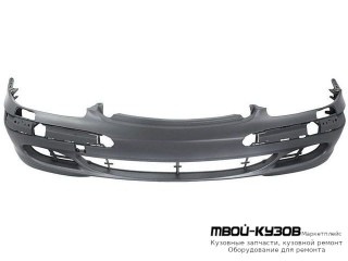 БАМПЕР ПЕРЕДНИЙ С ОТВЕРСТИЯМИ ПОД ОМЫВАТЕЛЬ ФАР ГРУНТ (ТАЙВАНЬ) для Mercedes W220 (10.1998-)