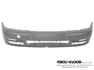 БАМПЕР ПЕРЕДНИЙ ГРУНТ (ТАЙВАНЬ) для Volkswagen POLO ХЭТЧБЭК (11.1995 - 08.1999)