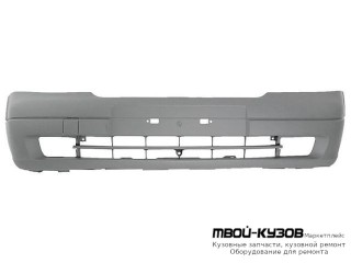 БАМПЕР ПЕРЕДНИЙ С ОТВЕРСТИЯМИ ПОД ПРОТИВОТУМАННЫЕ ФАРЫ ГРУНТ (ИТАЛИЯ) для Opel ASTRA (03.1998 - 2003)