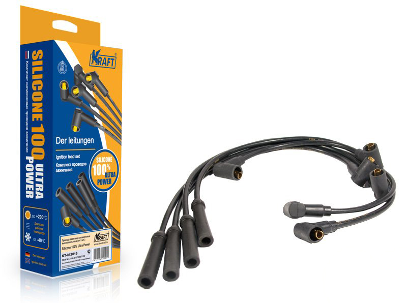 Провода высоковольтные ВАЗ-2108 силикон (KRAFT) КТ 042003