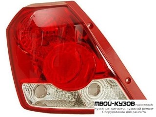 ФОНАРЬ ЗАДНИЙ ВНЕШНИЙ ЛЕВАЯ СТОРОНА (ХЭТЧБЭК) (DEPO) для Chevrolet AVEO T200 (2004-)